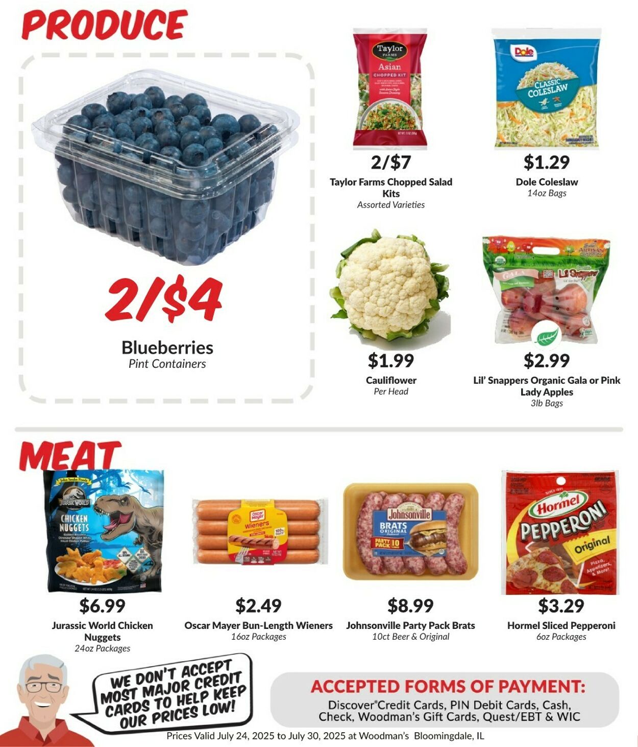 Weekly ad Woodman's Market 07/24/2025 - 07/30/2025