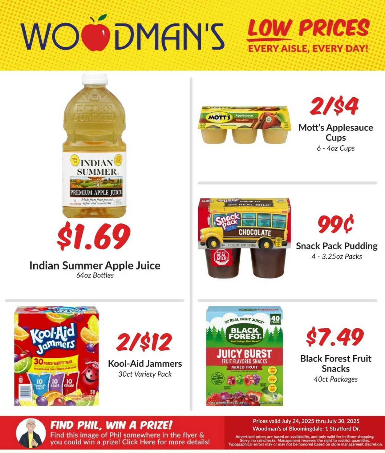 Weekly ad Woodman's Market 07/24/2025 - 07/30/2025