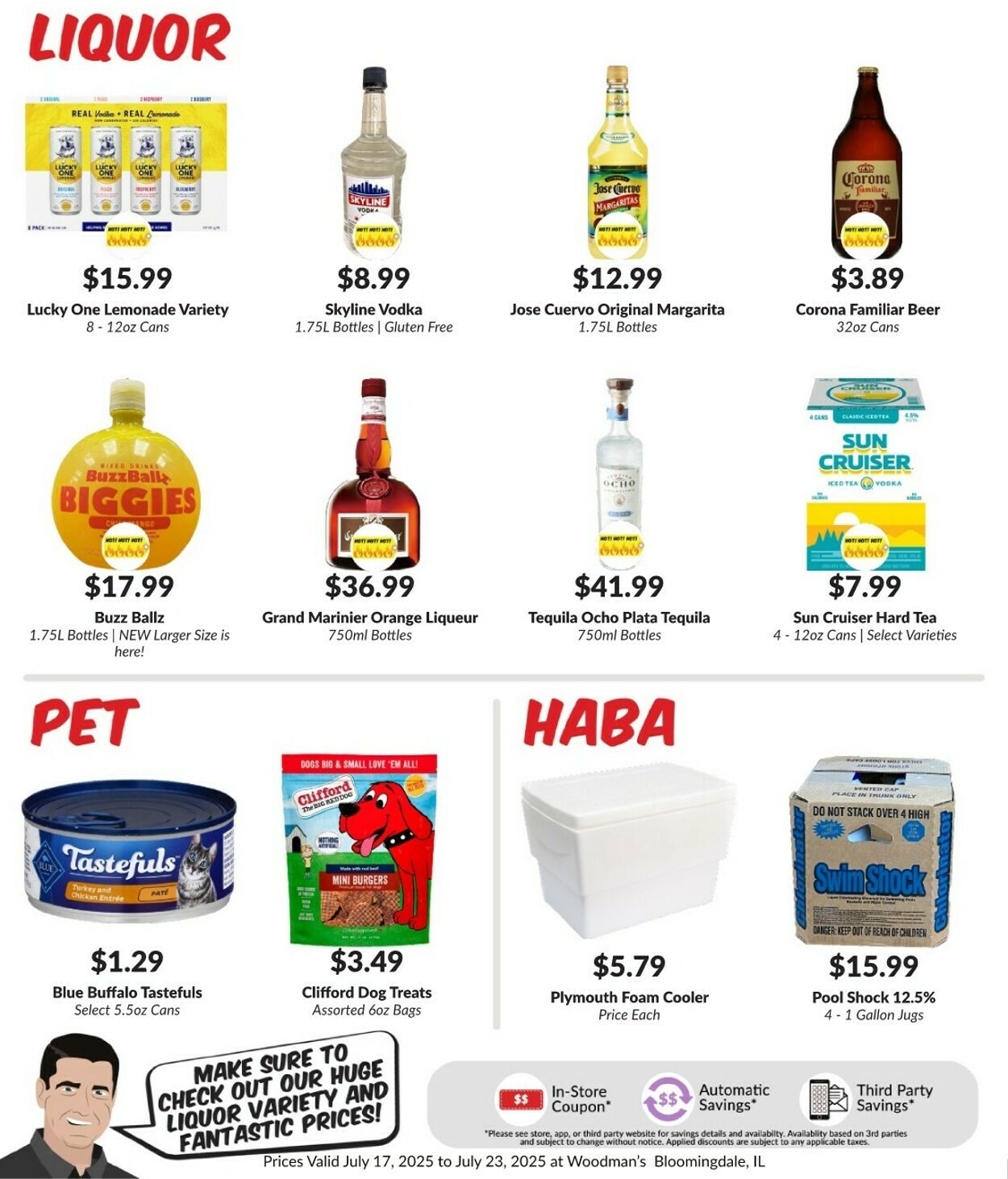 Weekly ad Woodman's Market 07/17/2025 - 07/23/2025
