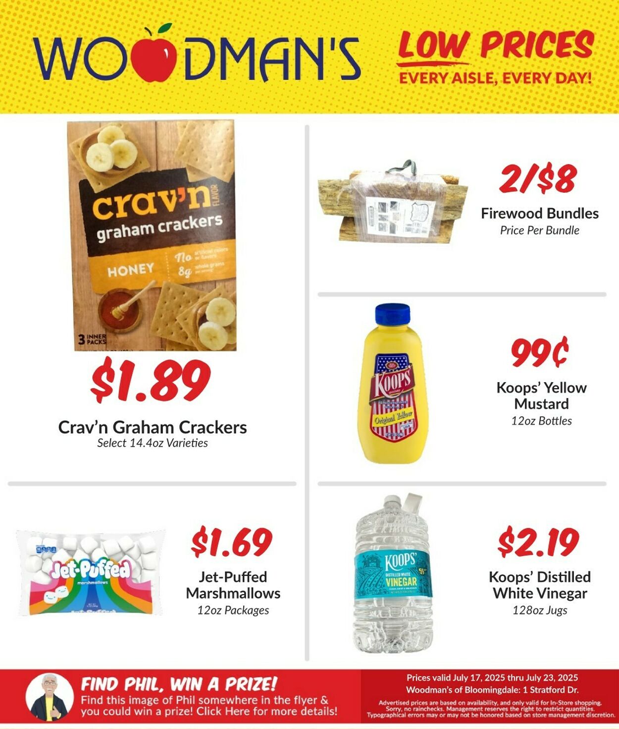Weekly ad Woodman's Market 07/17/2025 - 07/23/2025