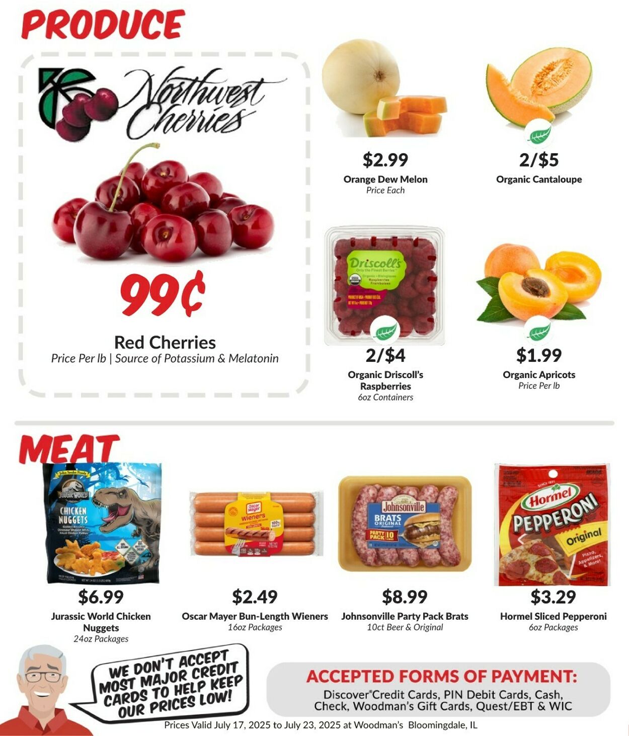 Weekly ad Woodman's Market 07/17/2025 - 07/23/2025
