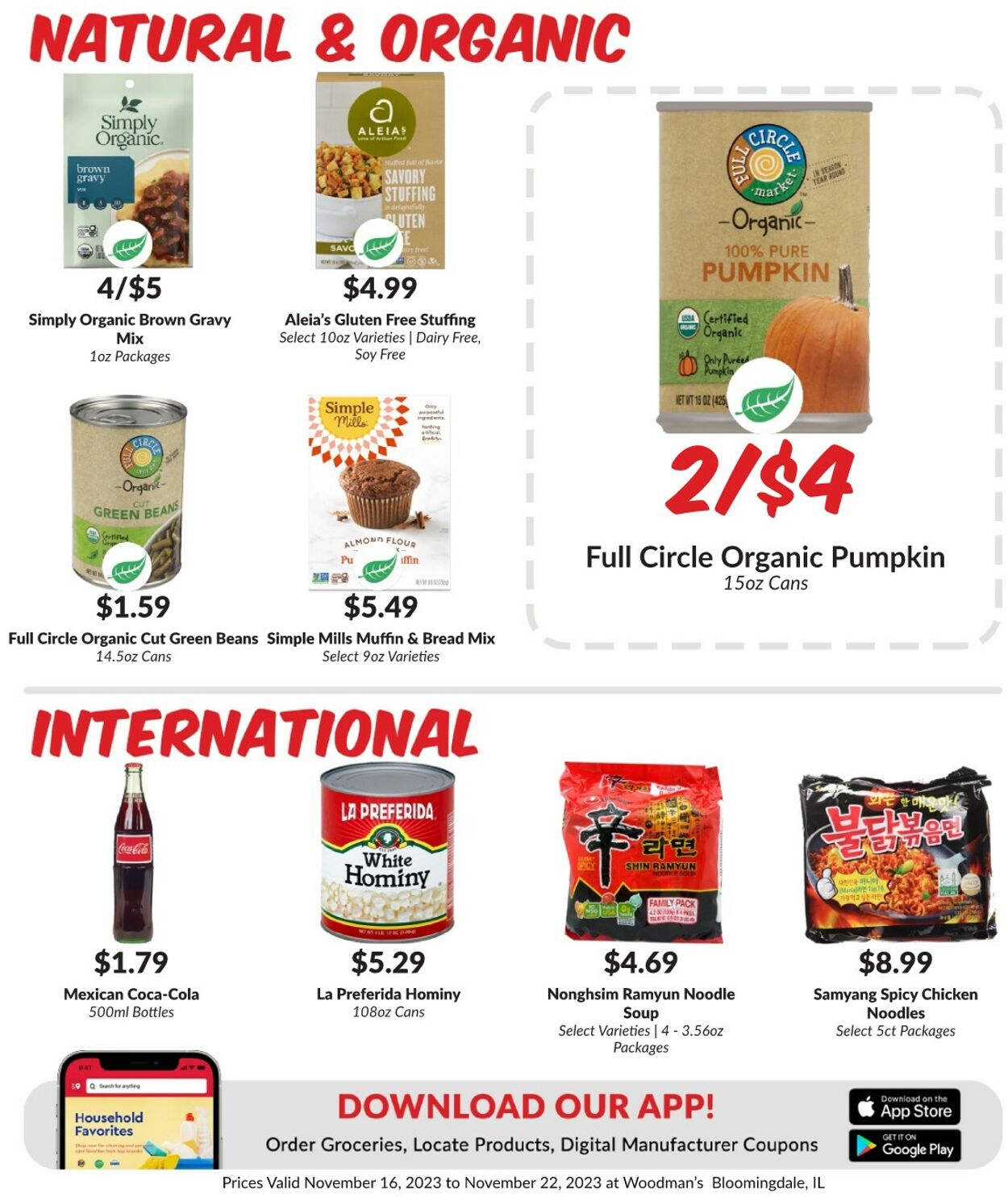 Weekly ad Woodman's Market 11/16/2023 - 11/22/2023