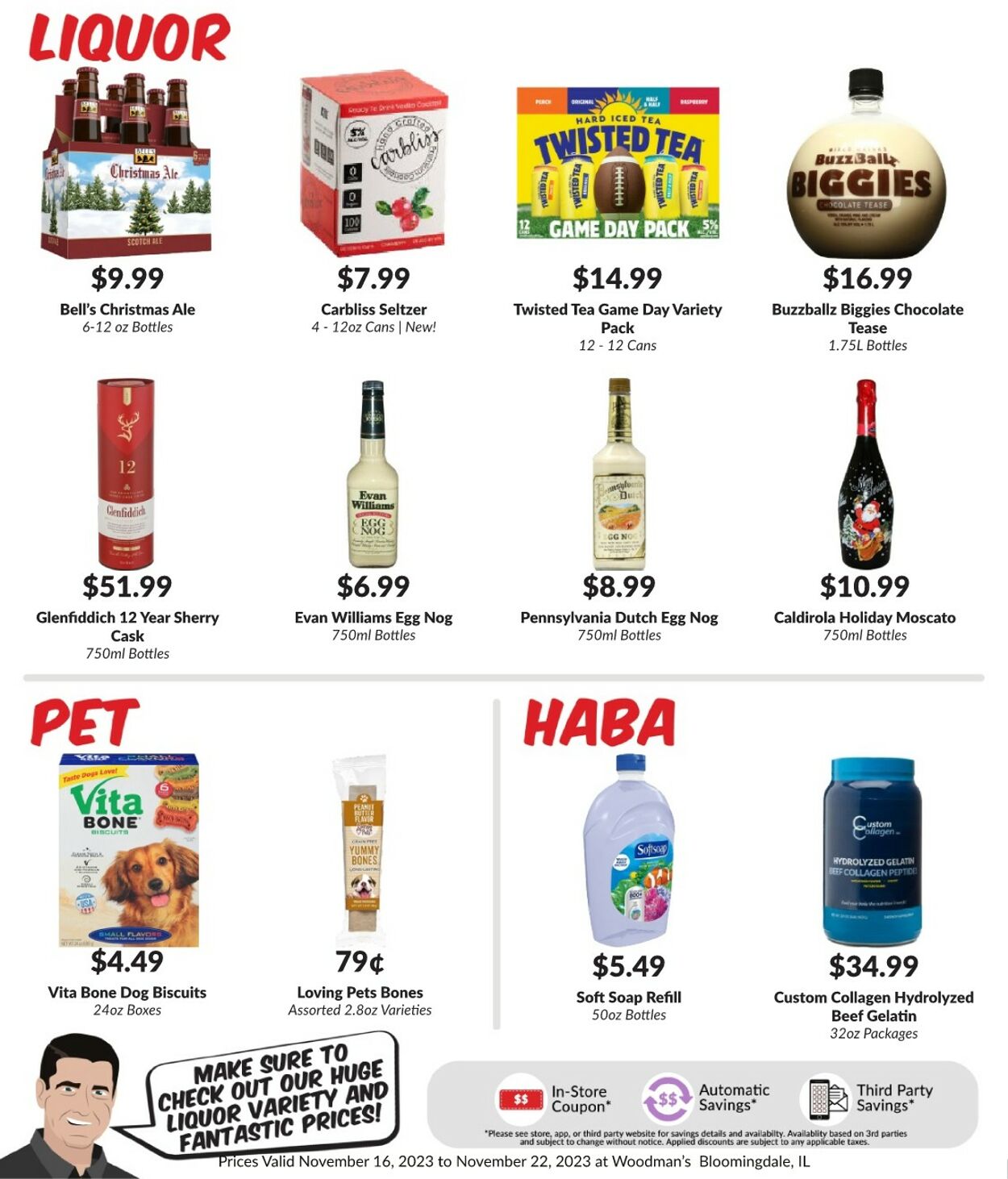 Weekly ad Woodman's Market 11/16/2023 - 11/22/2023