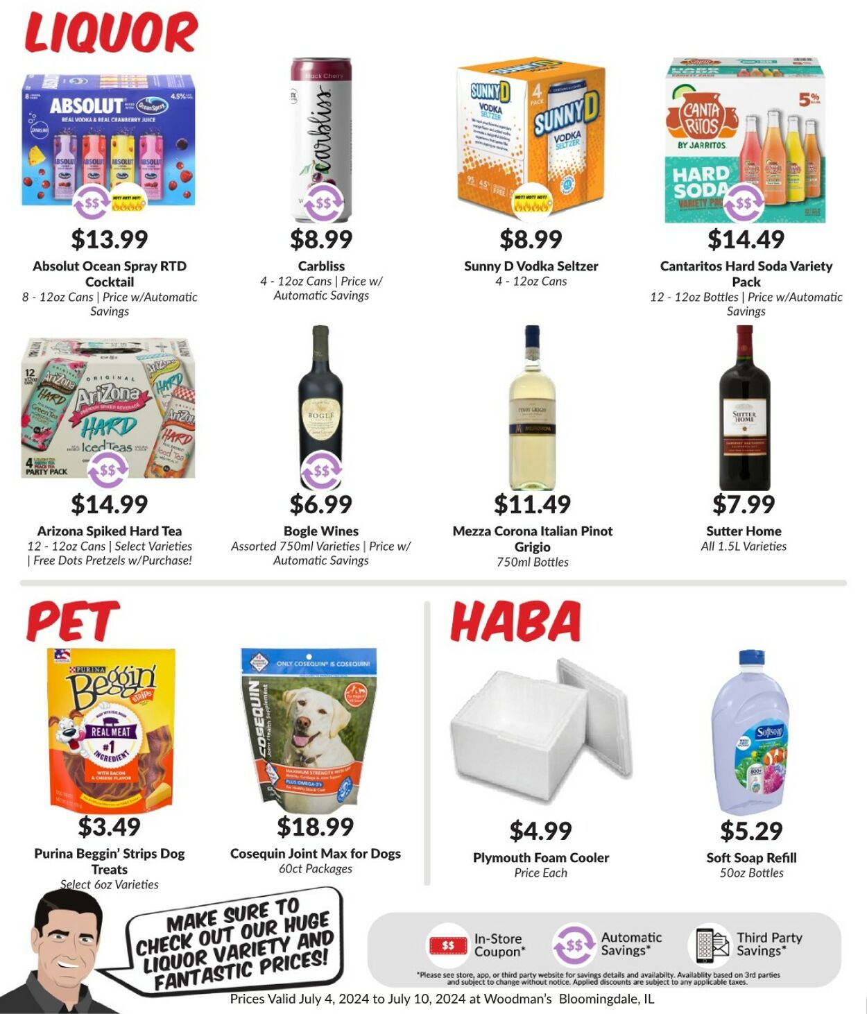 Weekly ad Woodman's Market 07/11/2024 - 07/17/2024