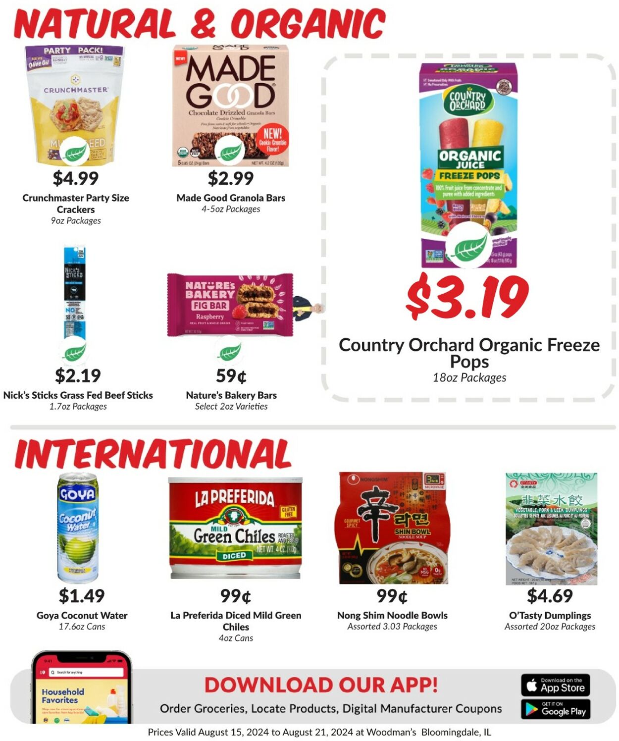 Weekly ad Woodman's Market 08/15/2024 - 08/21/2024