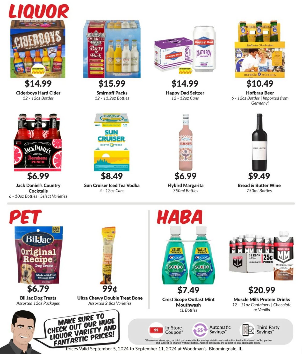 Weekly ad Woodman's Market 09/05/2024 - 09/11/2024