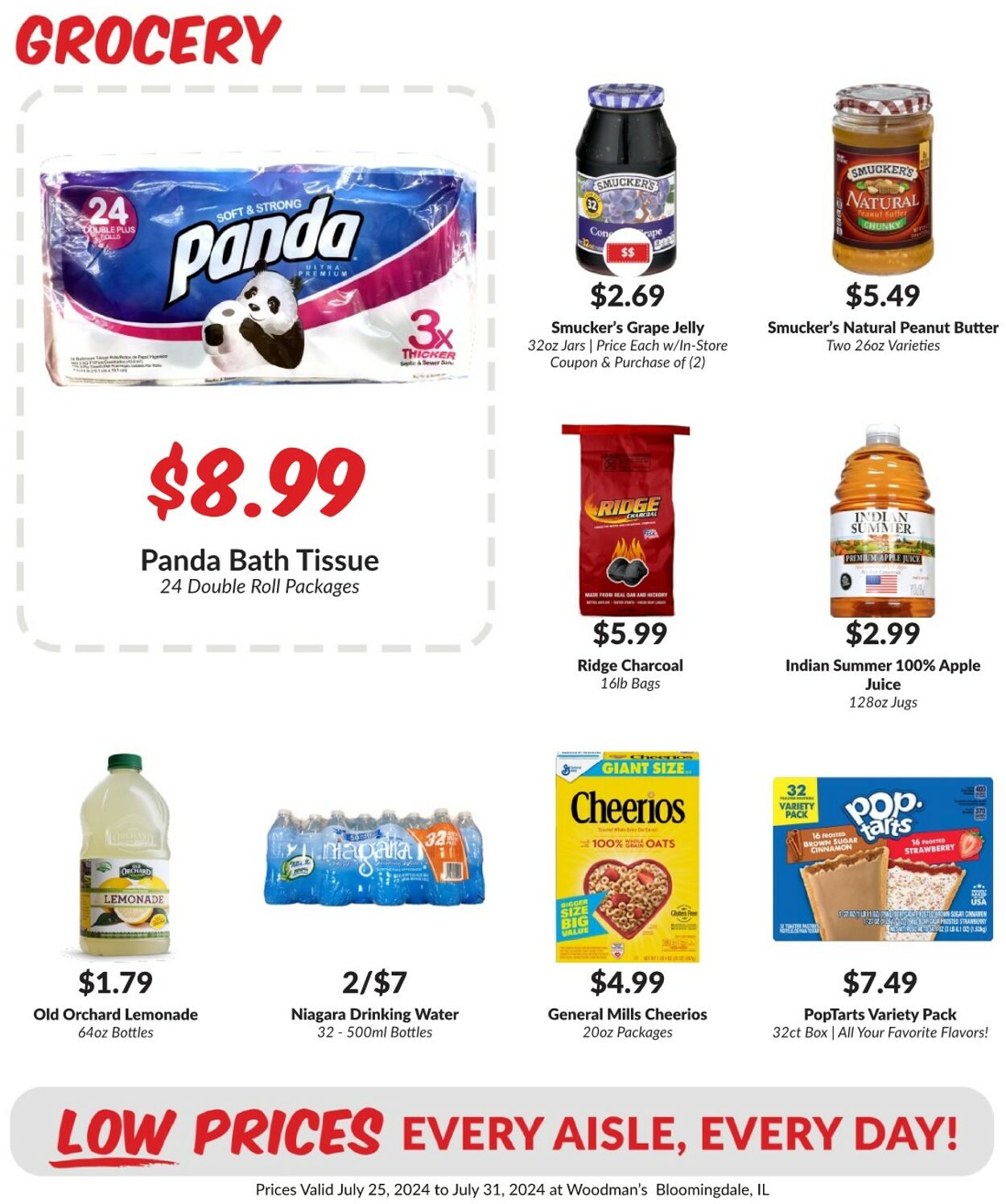 Weekly ad Woodman's Market 07/25/2024 - 07/31/2024