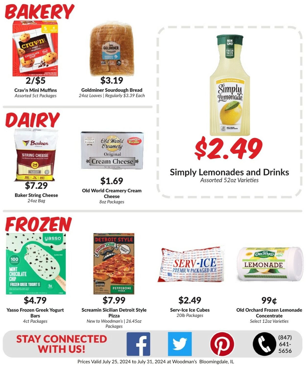 Weekly ad Woodman's Market 07/25/2024 - 07/31/2024