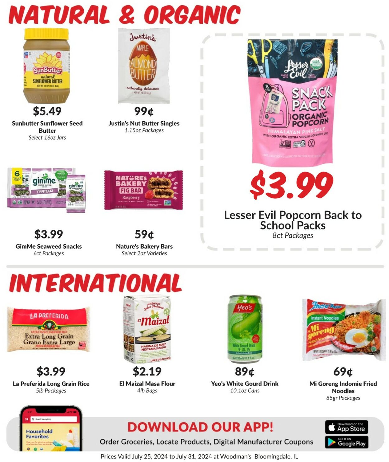 Weekly ad Woodman's Market 07/25/2024 - 07/31/2024