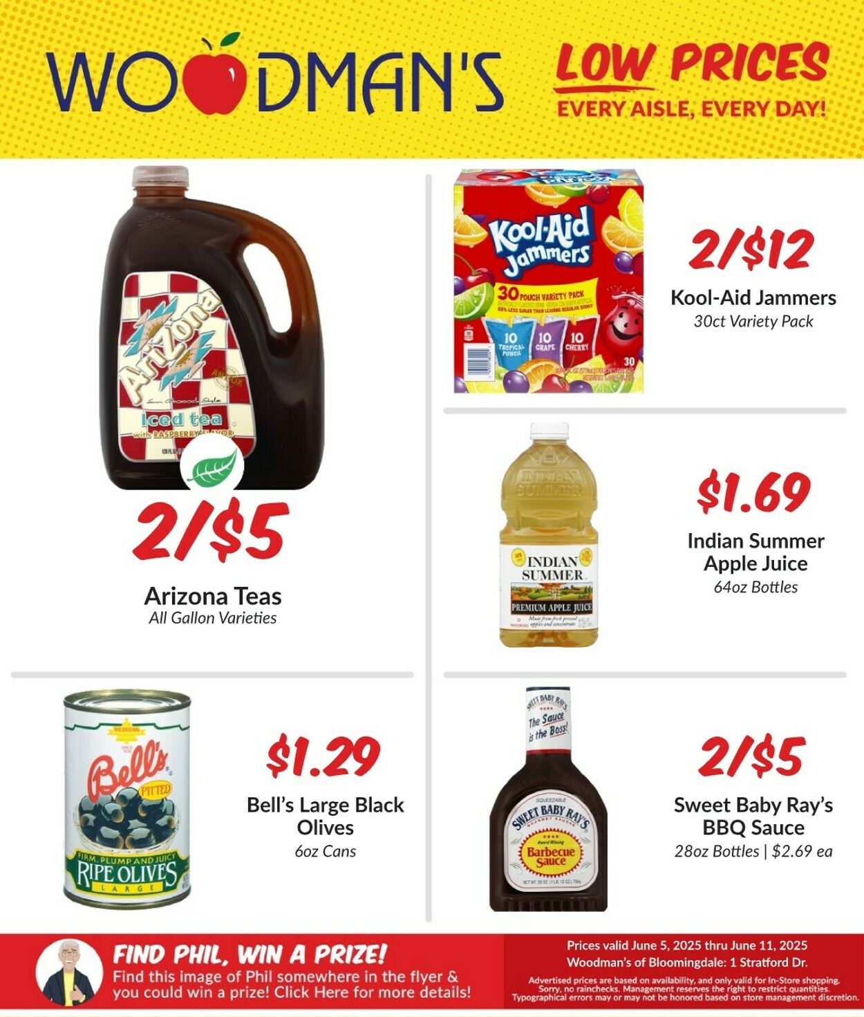 Weekly ad Woodman's Market 06/05/2025 - 06/11/2025