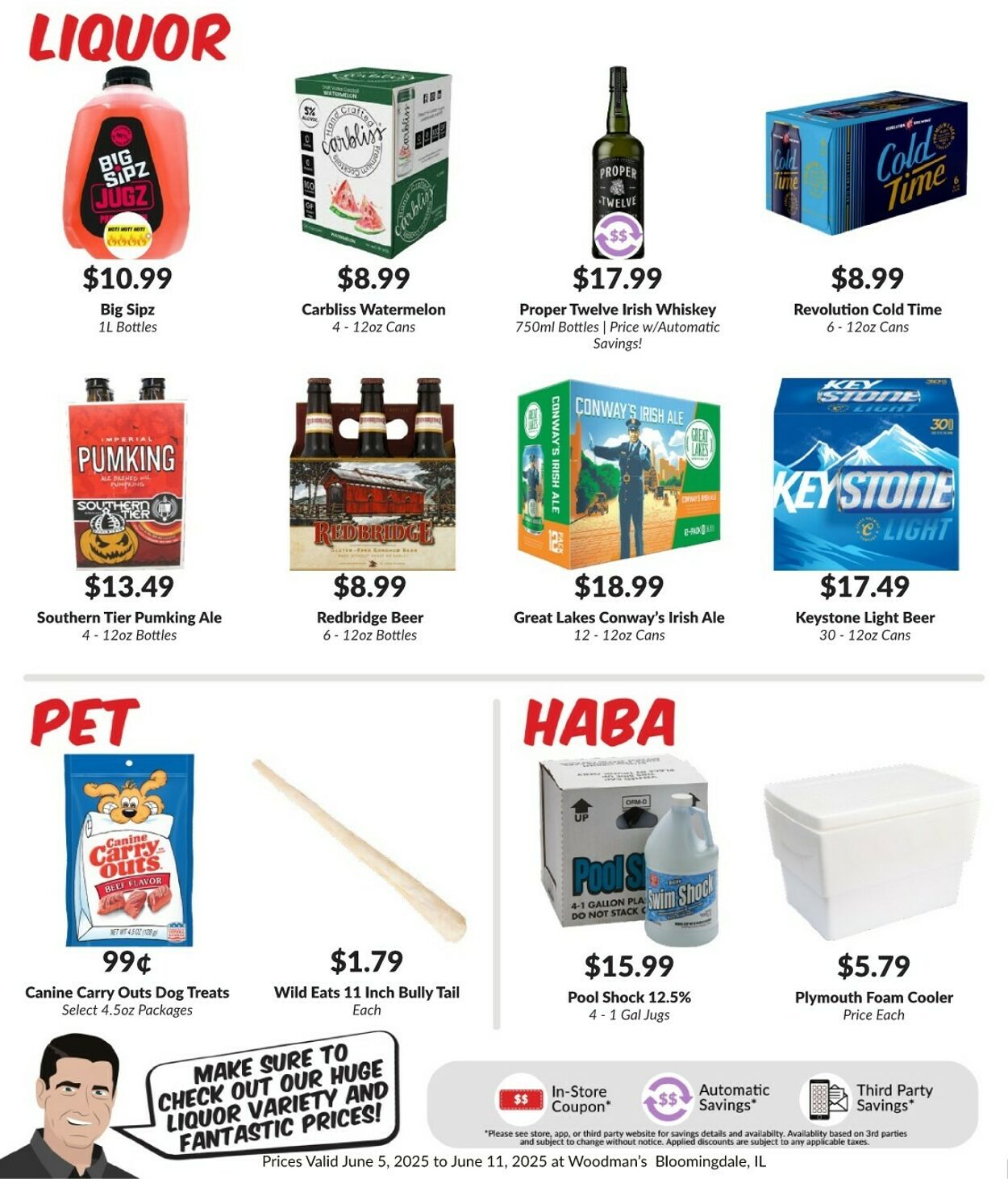 Weekly ad Woodman's Market 06/05/2025 - 06/11/2025