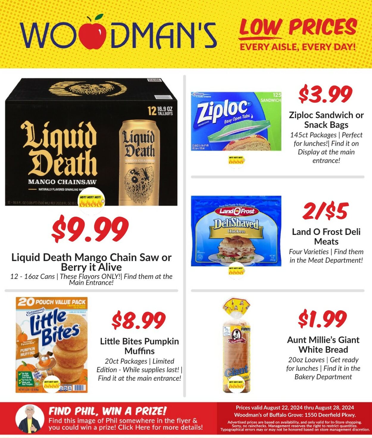 Weekly ad Woodman's Market 08/22/2024 - 08/28/2024