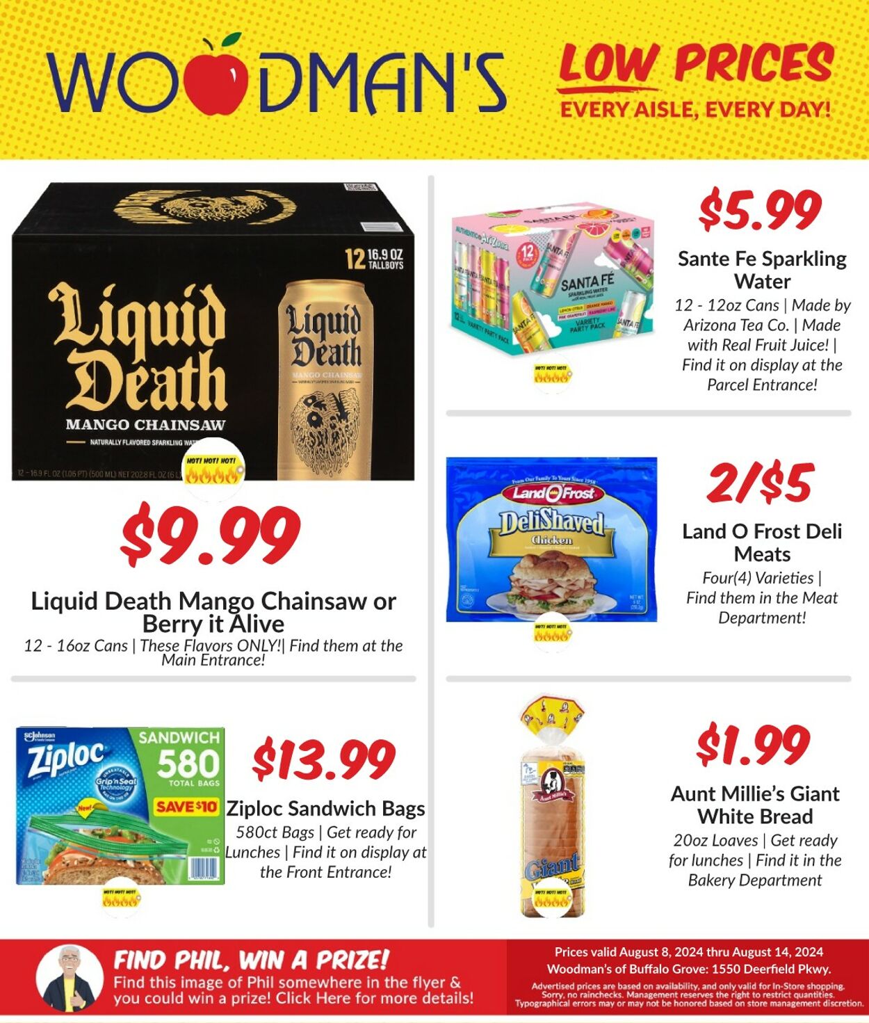 Weekly ad Woodman's Market 08/08/2024 - 08/14/2024