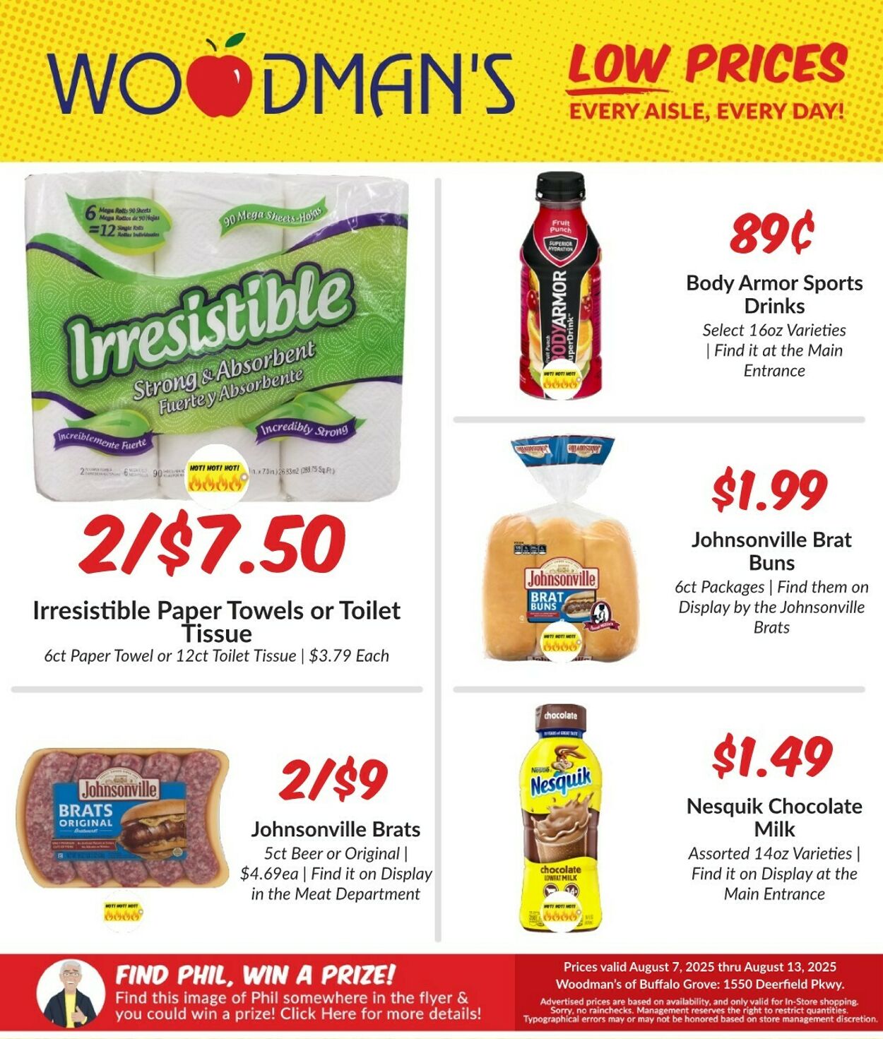 Weekly ad Woodman's Market 08/07/2025 - 08/13/2025