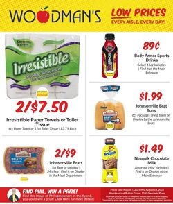 Weekly ad Woodman's Market 08/07/2025 - 08/13/2025
