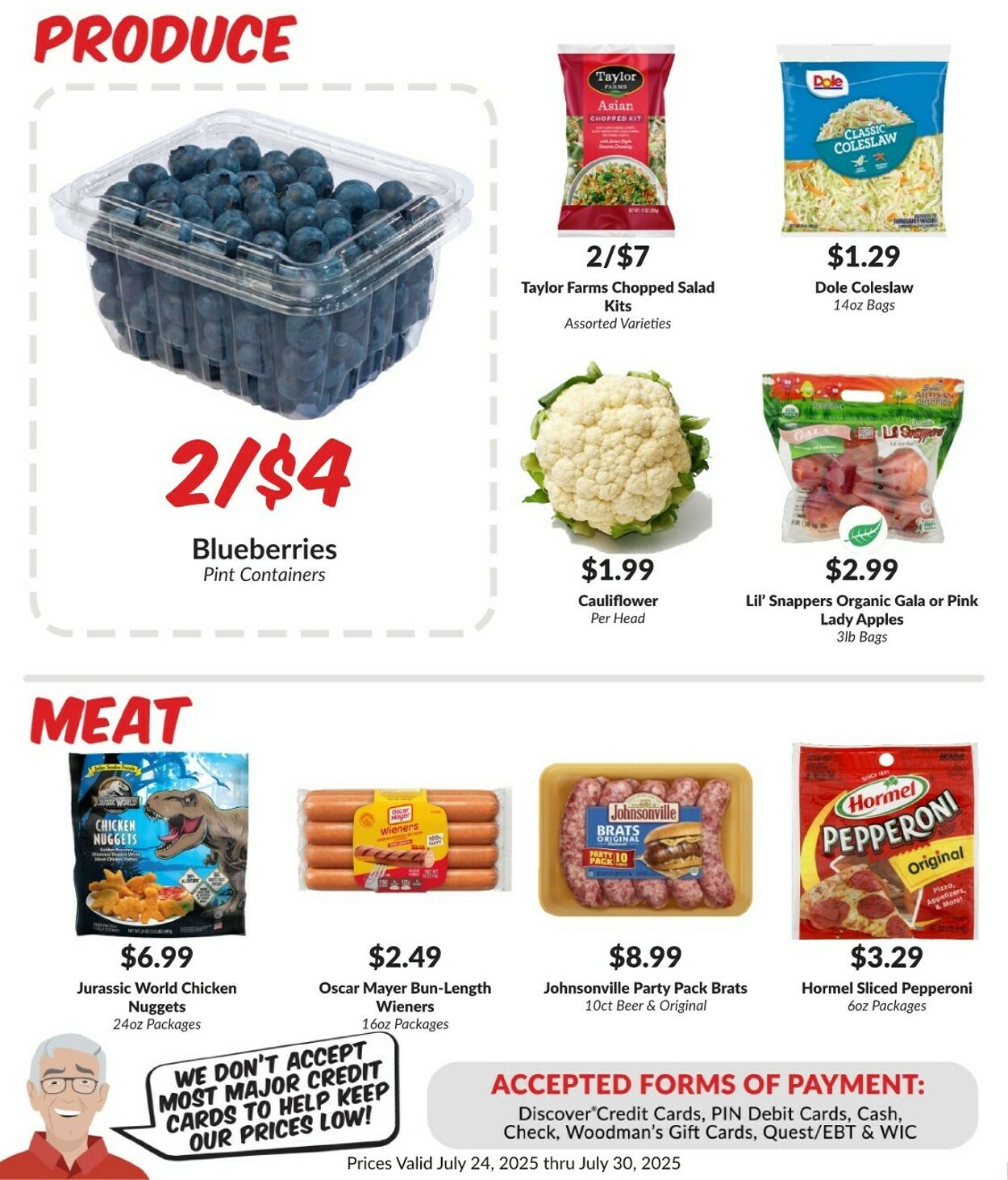 Weekly ad Woodman's Market 07/24/2025 - 07/30/2025