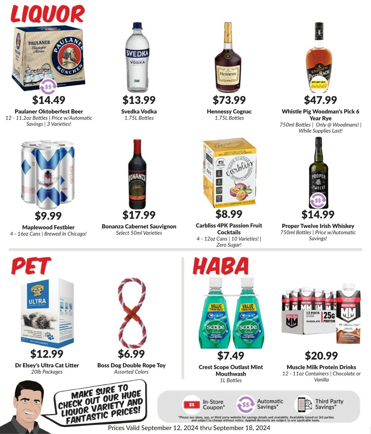 Weekly ad Woodman's Market 09/12/2024 - 09/18/2024