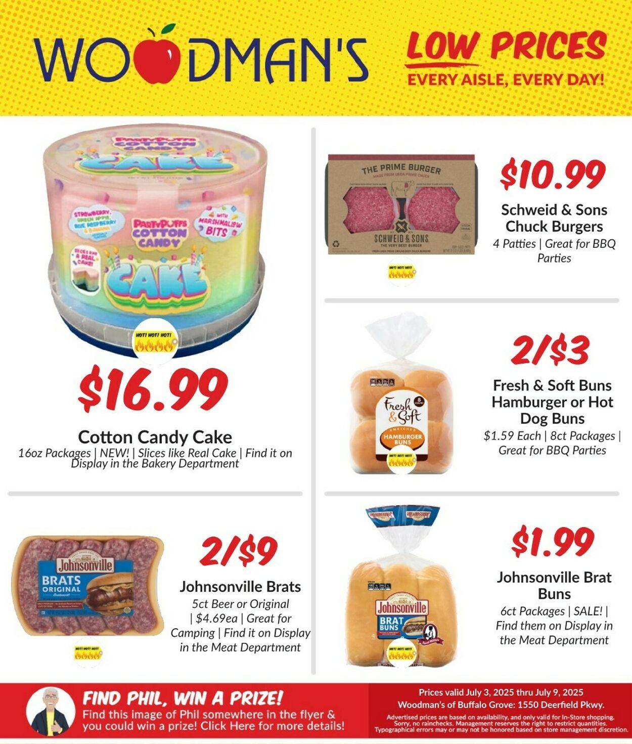 Weekly ad Woodman's Market 07/03/2025 - 07/09/2025