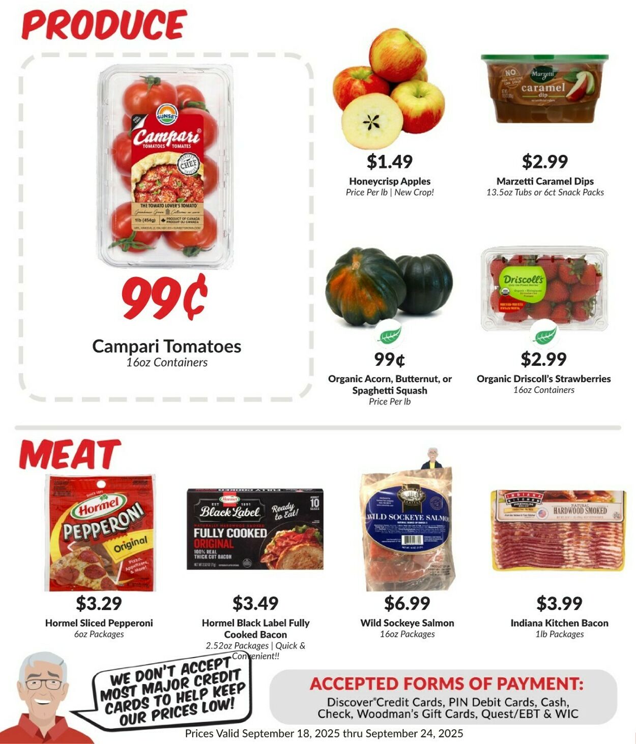 Weekly ad Woodman's Market 09/18/2025 - 09/24/2025