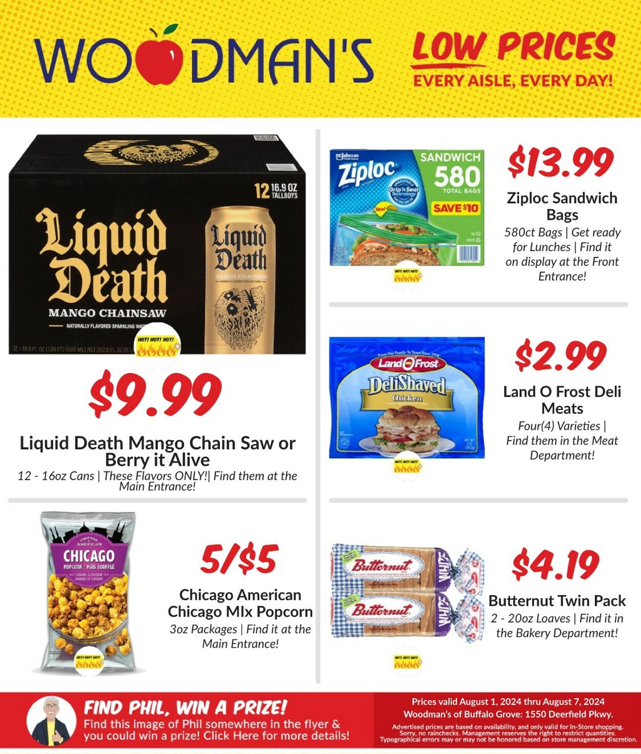 Weekly ad Woodman's Market 08/01/2024 - 08/07/2024