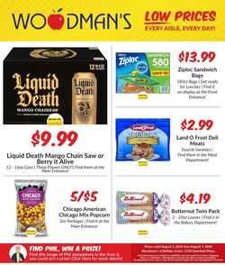 Weekly ad Woodman's Market 07/11/2024 - 07/17/2024