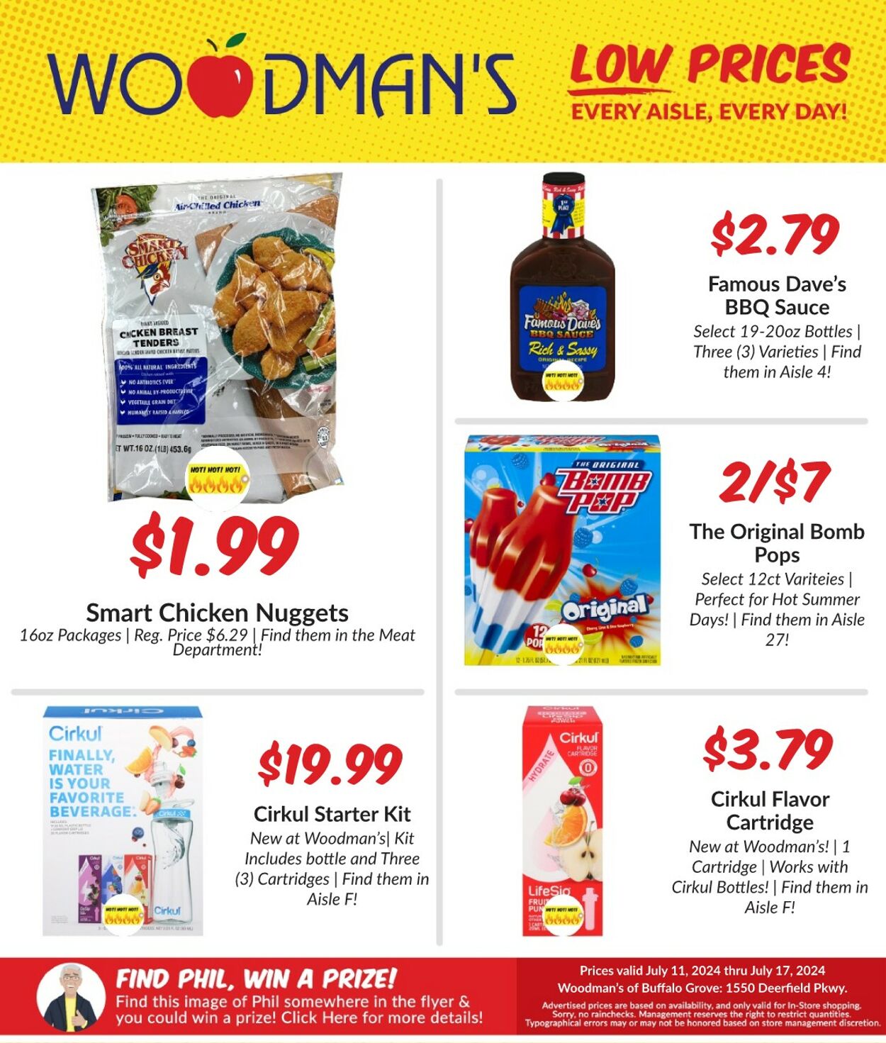 Weekly ad Woodman's Market 07/11/2024 - 07/17/2024