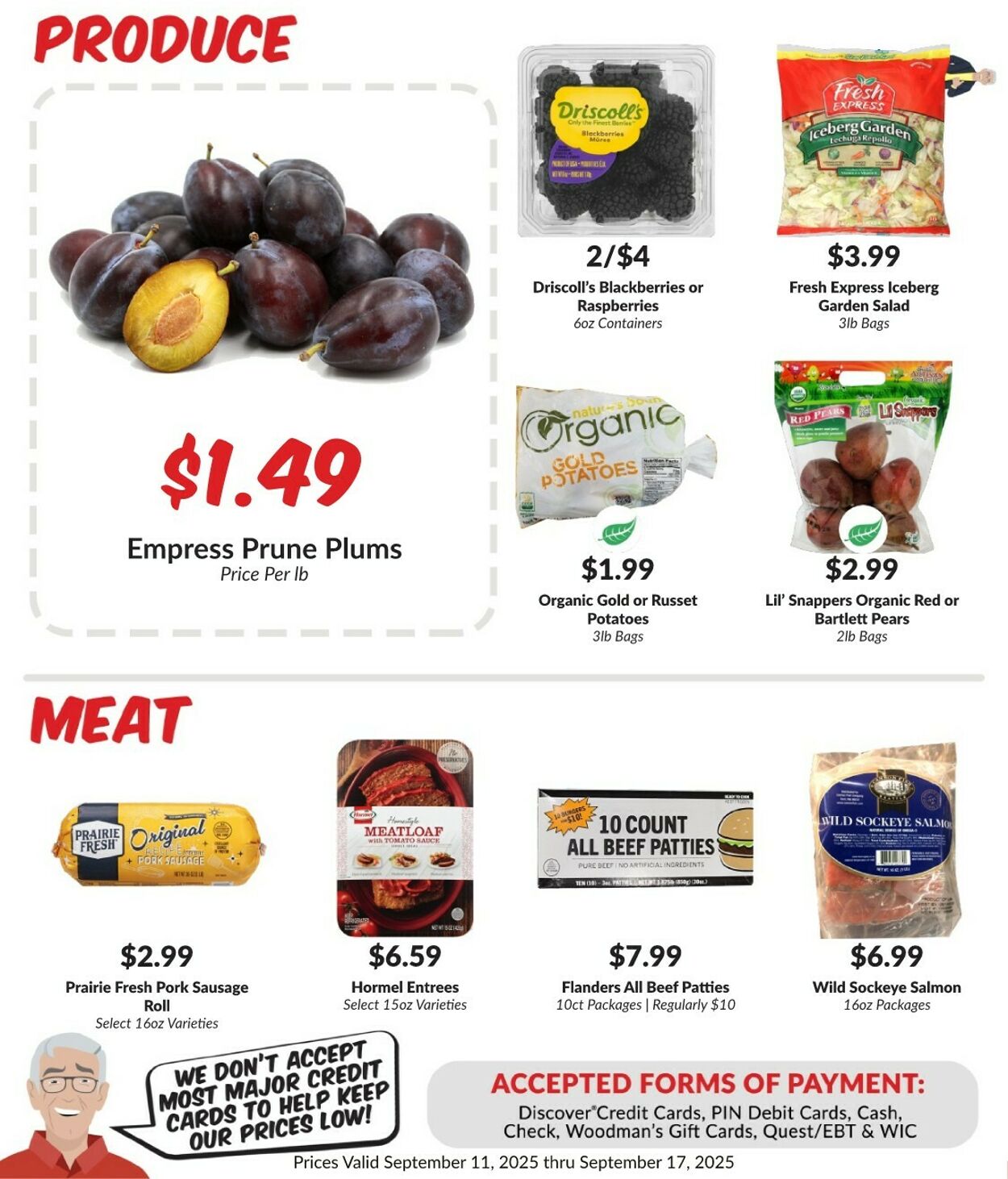 Weekly ad Woodman's Market 09/11/2025 - 09/17/2025