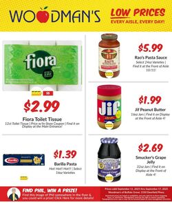 Weekly ad Woodman's Market 09/11/2025 - 09/17/2025