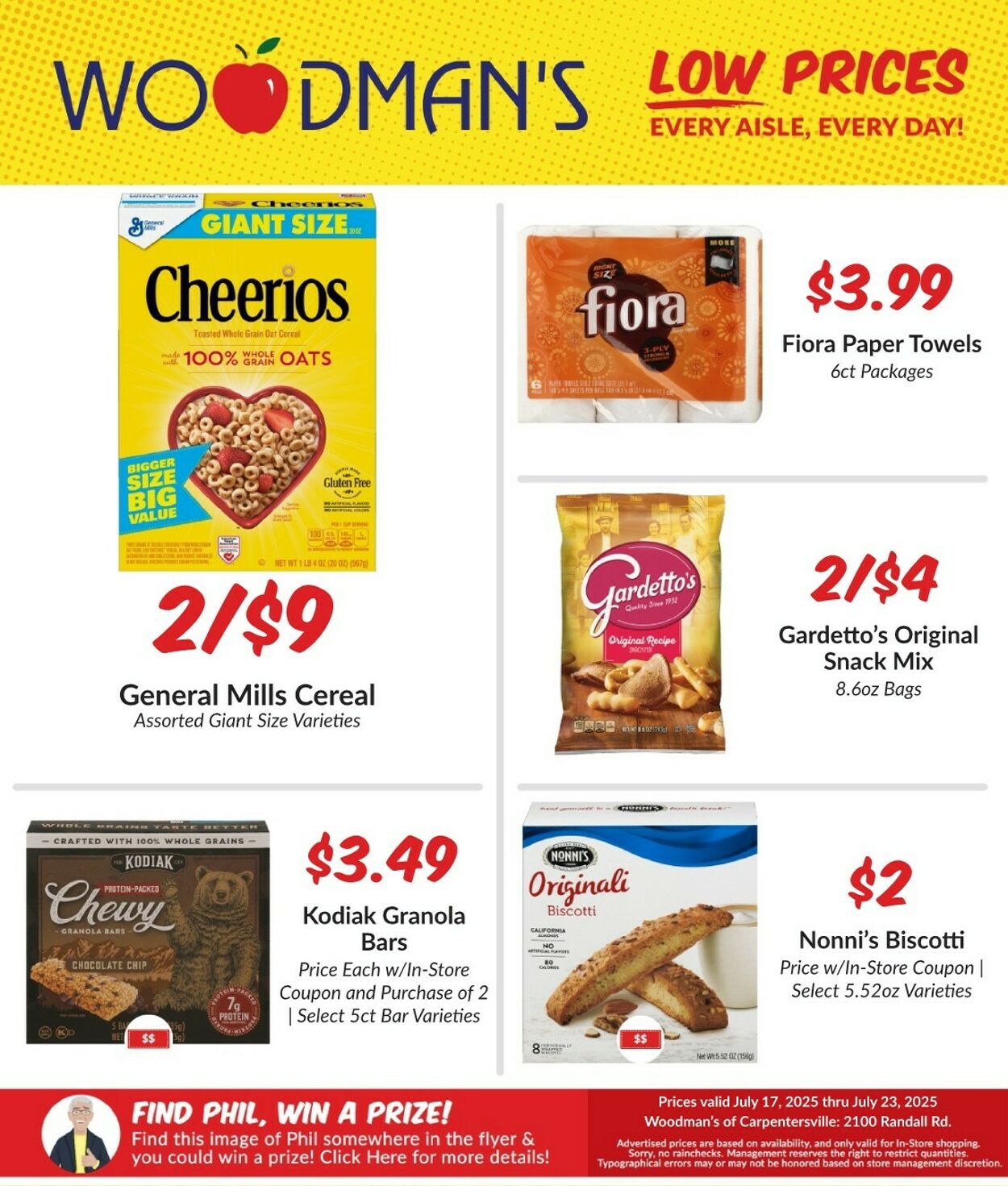 Weekly ad Woodman's Market 07/17/2025 - 07/23/2025