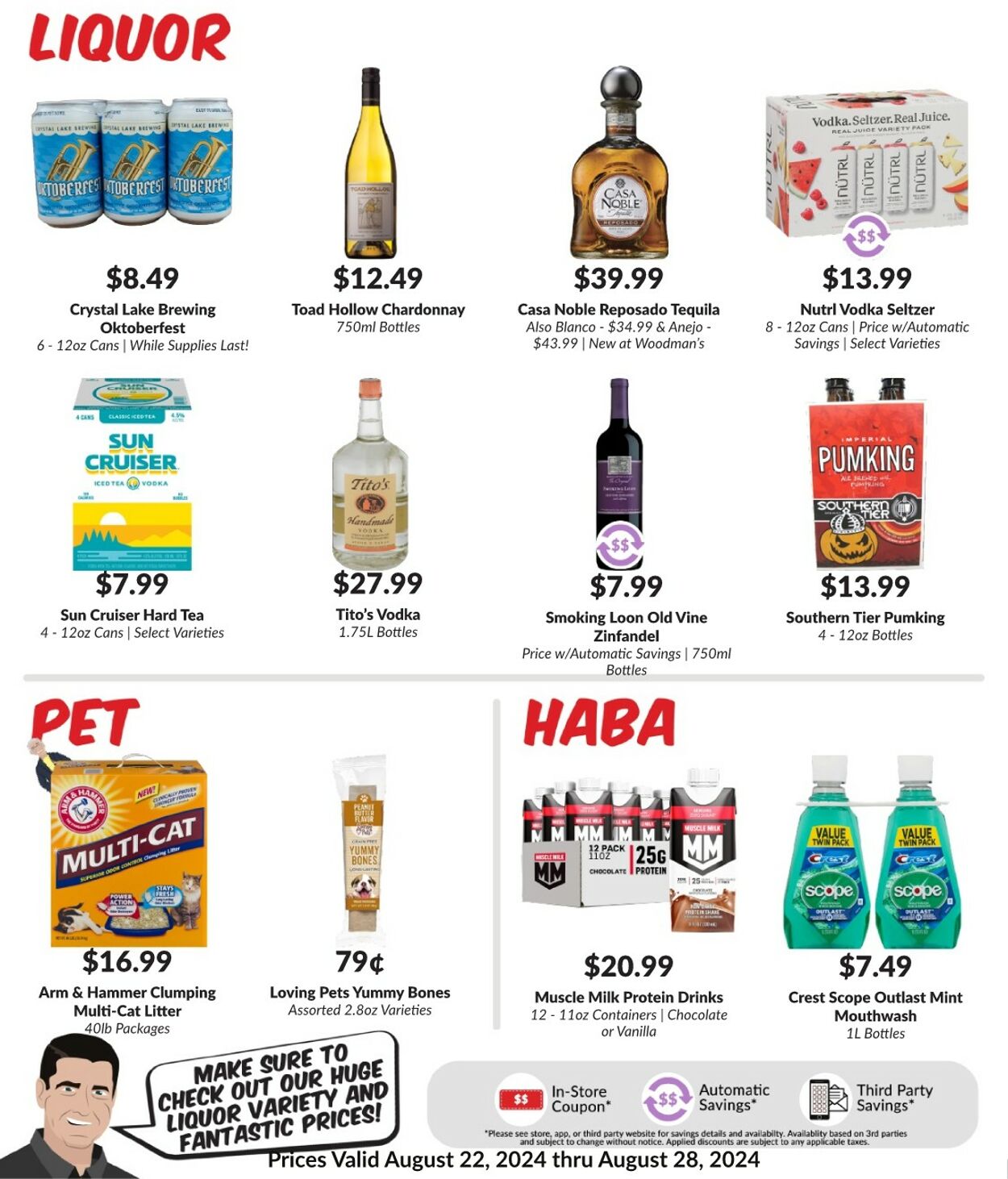 Weekly ad Woodman's Market 08/22/2024 - 08/28/2024