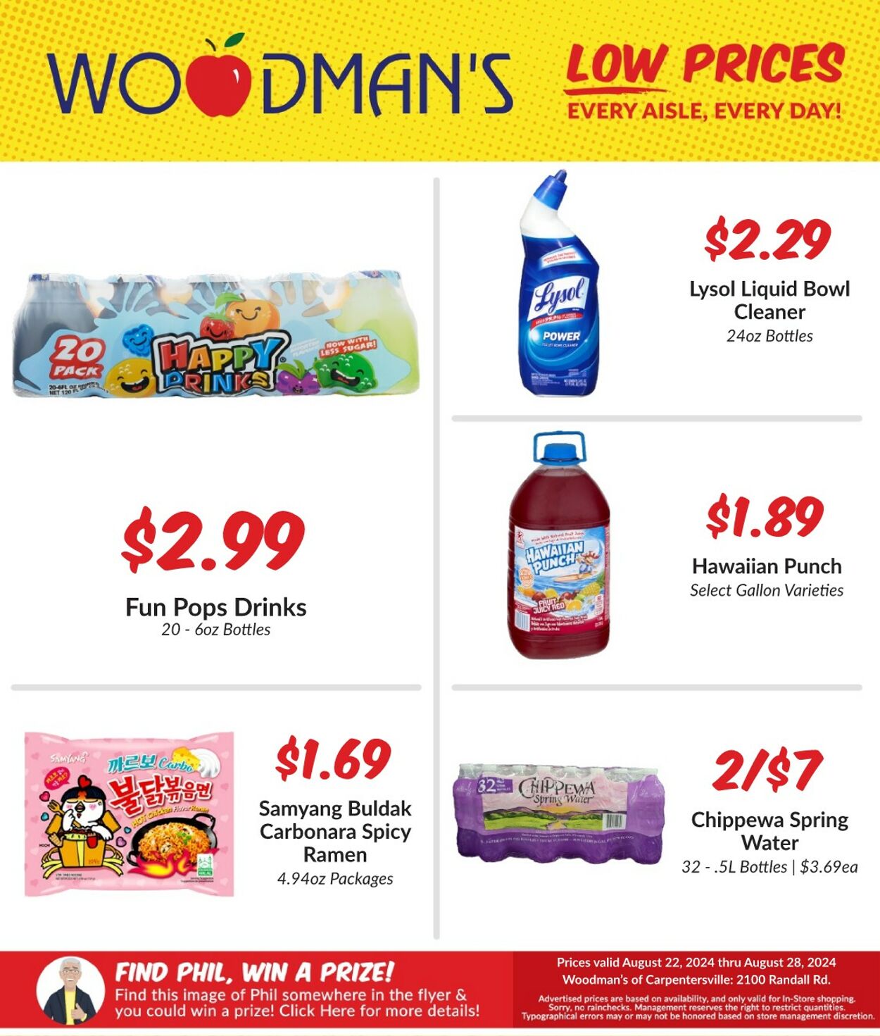 Weekly ad Woodman's Market 08/22/2024 - 08/28/2024