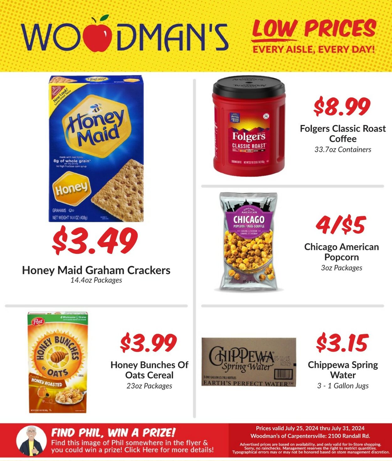 Weekly ad Woodman's Market 07/25/2024 - 07/31/2024