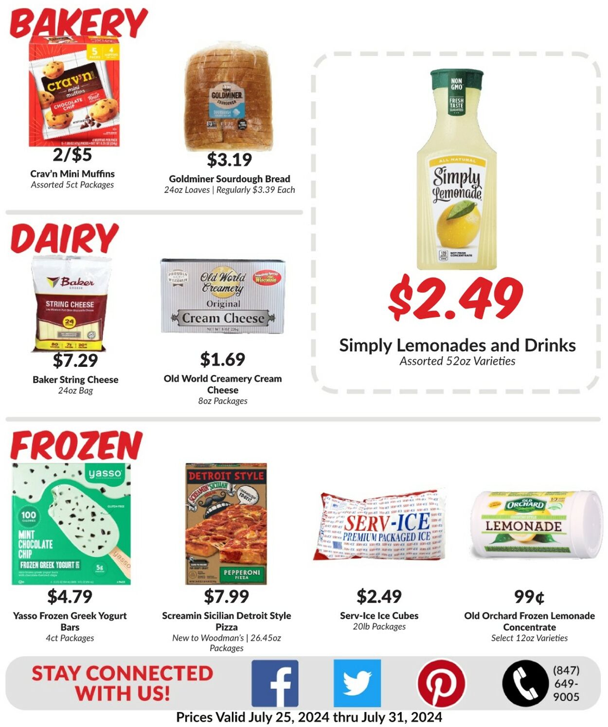 Weekly ad Woodman's Market 07/25/2024 - 07/31/2024