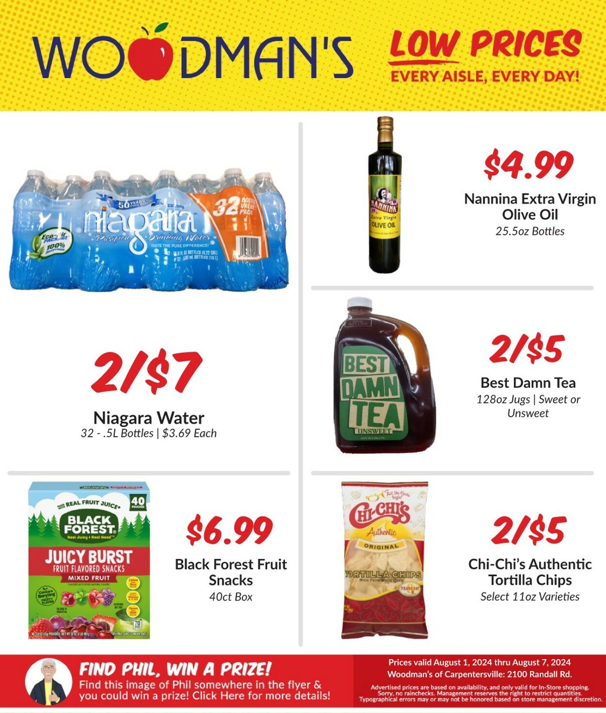 Weekly ad Woodman's Market 08/01/2024 - 08/07/2024