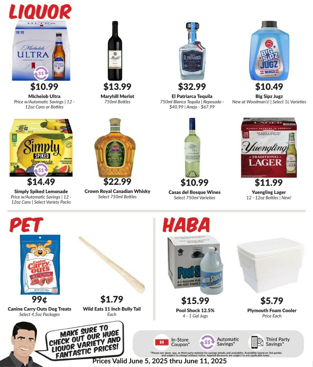 Weekly ad Woodman's Market 06/05/2025 - 06/11/2025