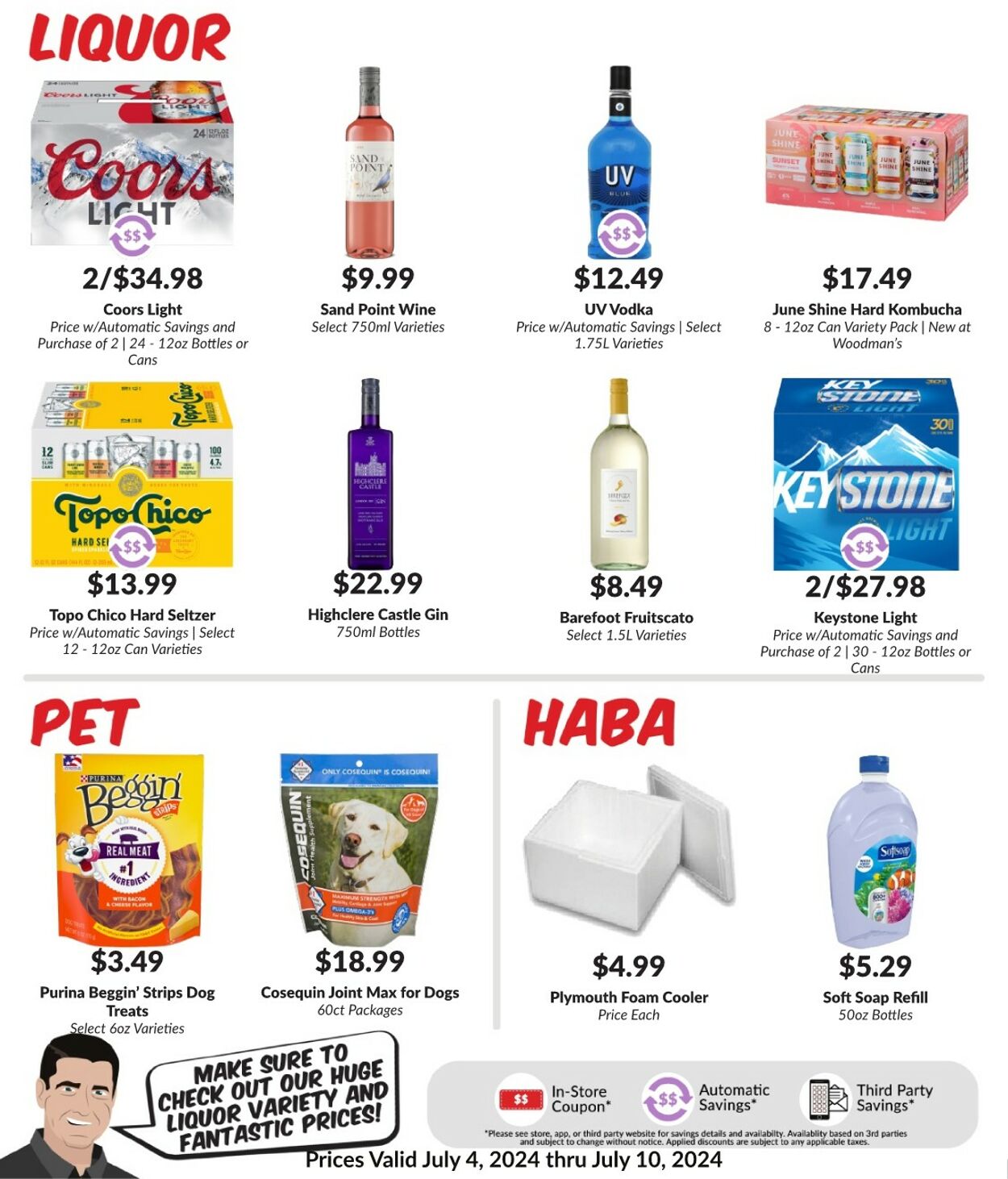 Weekly ad Woodman's Market 07/04/2024 - 07/10/2024