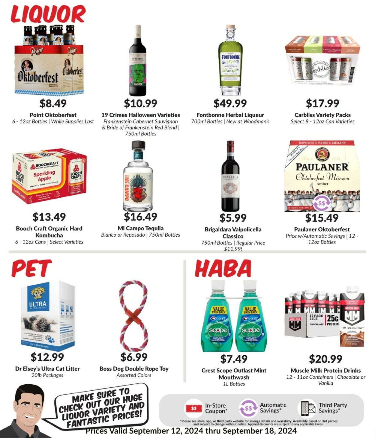 Weekly ad Woodman's Market 09/12/2024 - 09/18/2024