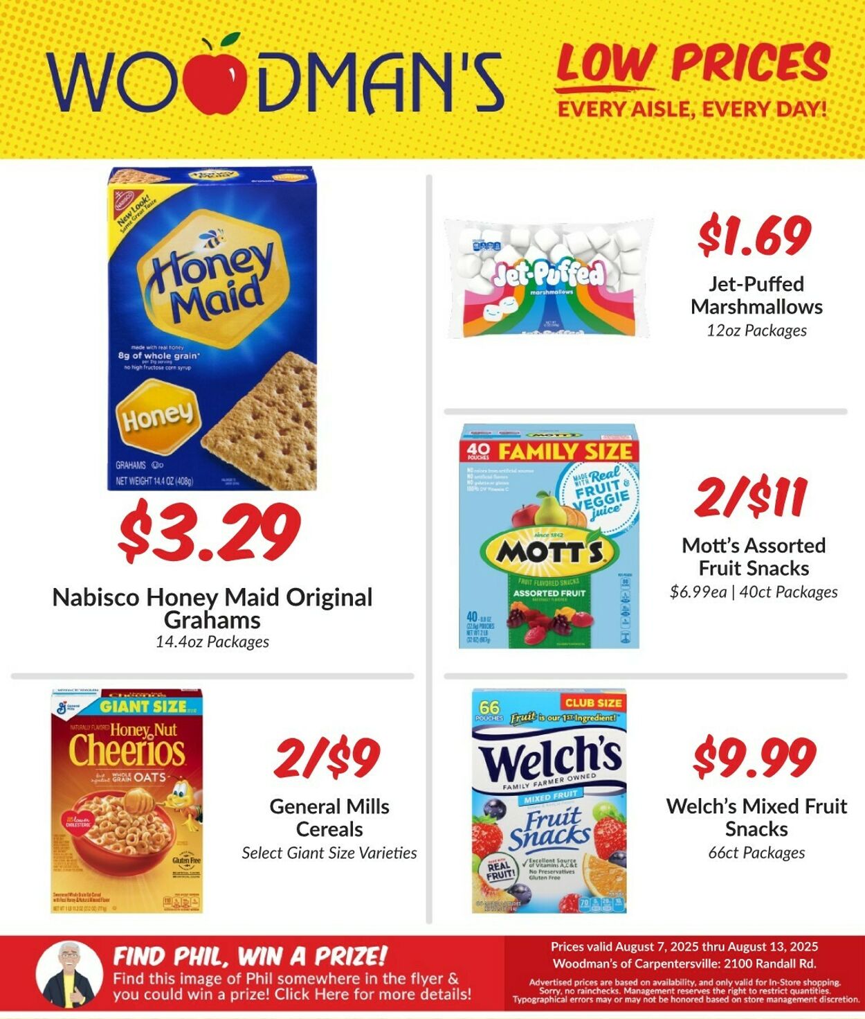 Weekly ad Woodman's Market 08/07/2025 - 08/13/2025