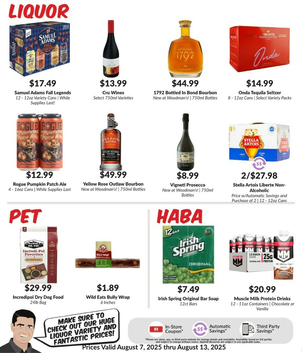 Weekly ad Woodman's Market 08/07/2025 - 08/13/2025