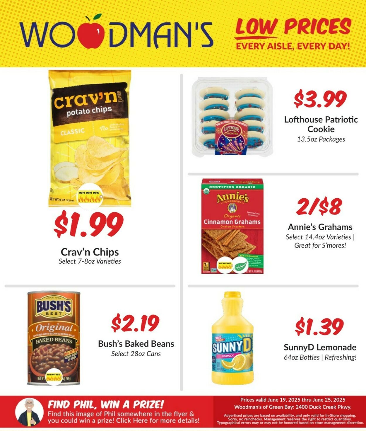 Weekly ad Woodman's Market 06/19/2025 - 06/25/2025