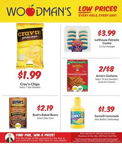 Weekly ad Woodman's Market 06/19/2025 - 06/25/2025