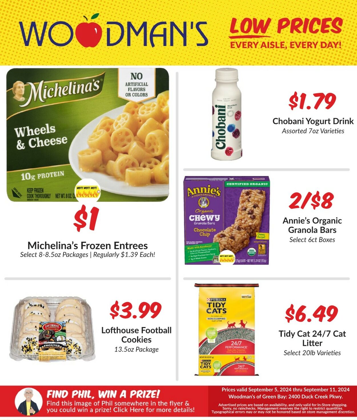 Weekly ad Woodman's Market 09/05/2024 - 09/11/2024