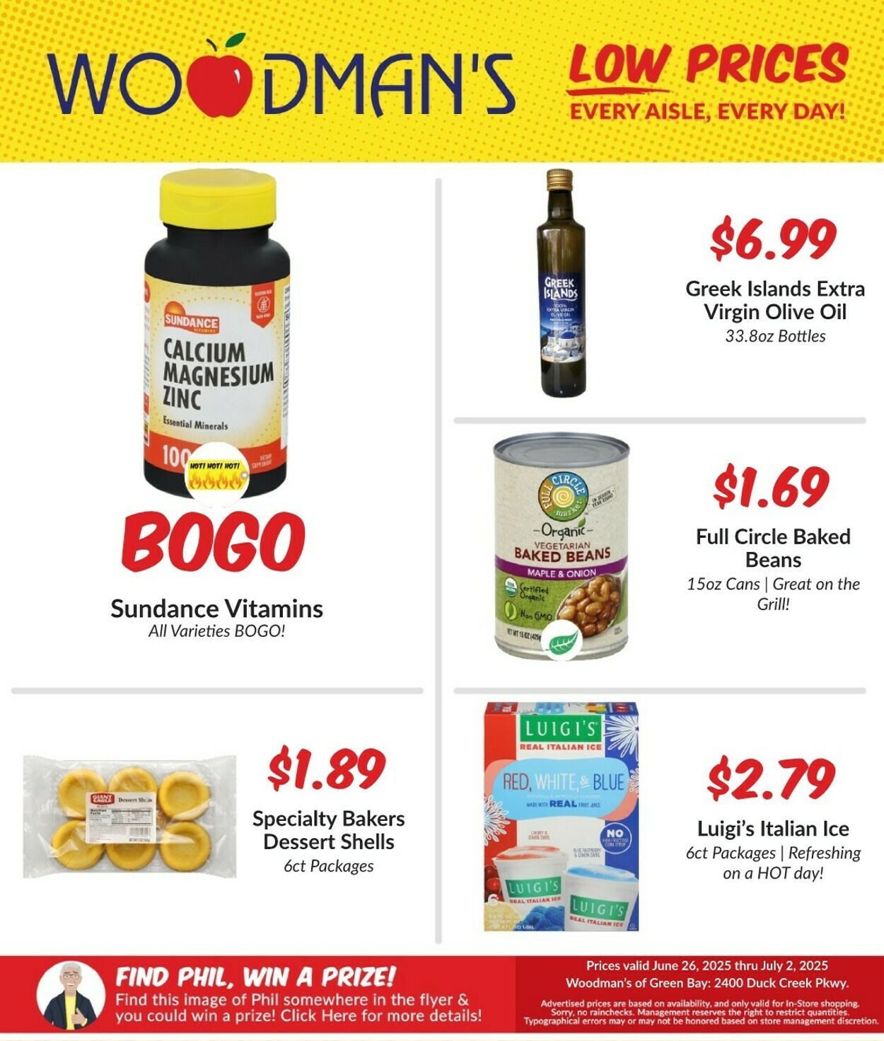 Weekly ad Woodman's Market 06/26/2025 - 07/02/2025