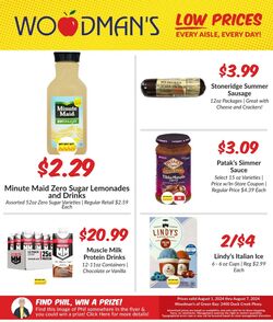 Weekly ad Woodman's Market 08/01/2024 - 08/07/2024