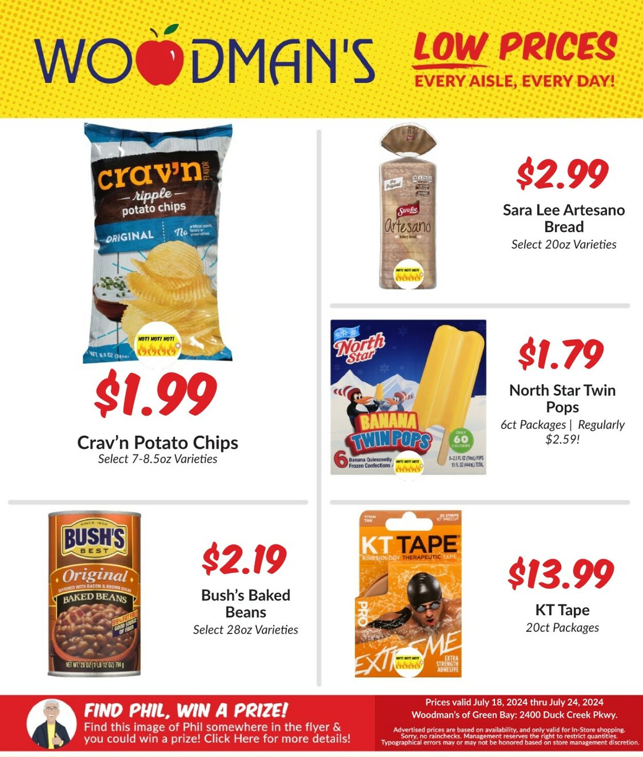 Weekly ad Woodman's Market 07/18/2024 - 07/24/2024