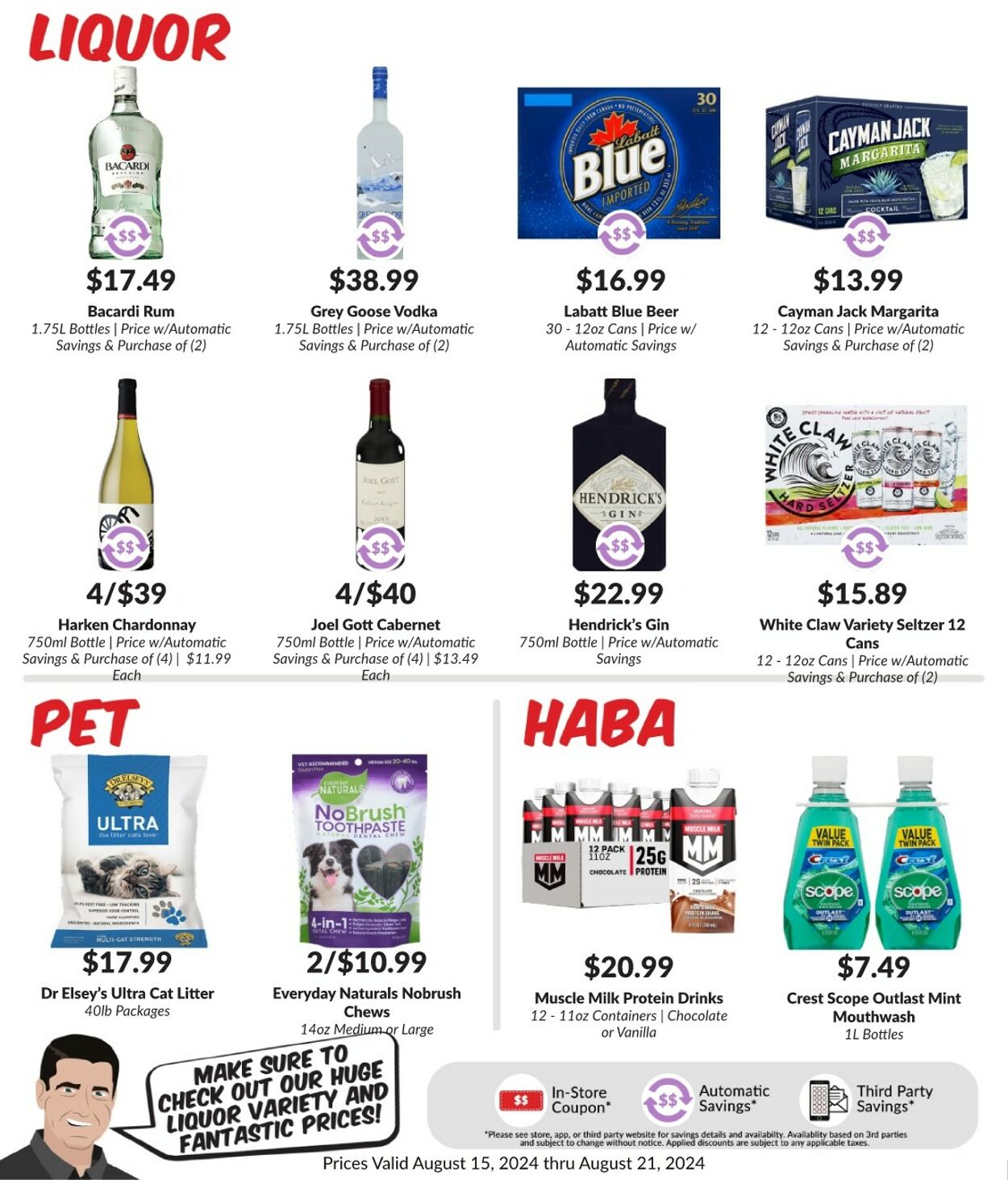 Weekly ad Woodman's Market 08/15/2024 - 08/21/2024