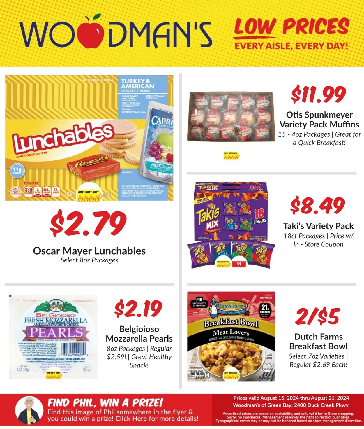 Weekly ad Woodman's Market 08/15/2024 - 08/21/2024