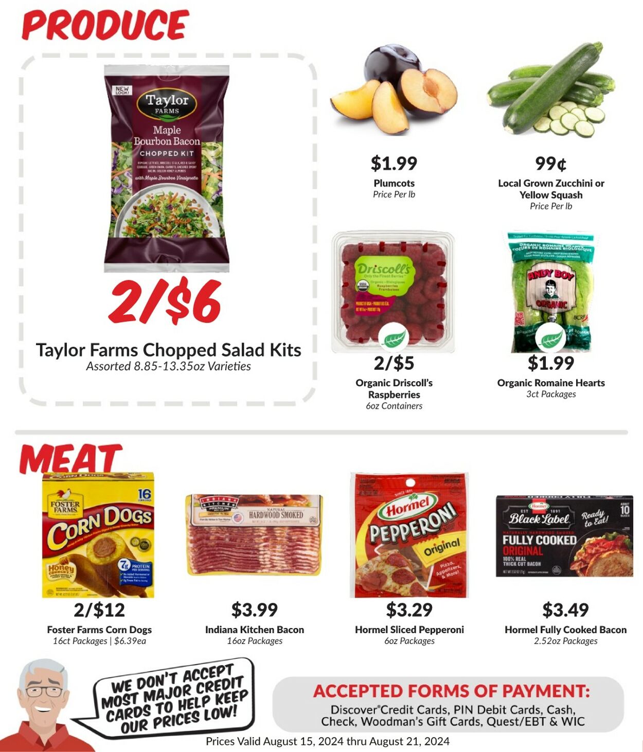 Weekly ad Woodman's Market 08/15/2024 - 08/21/2024