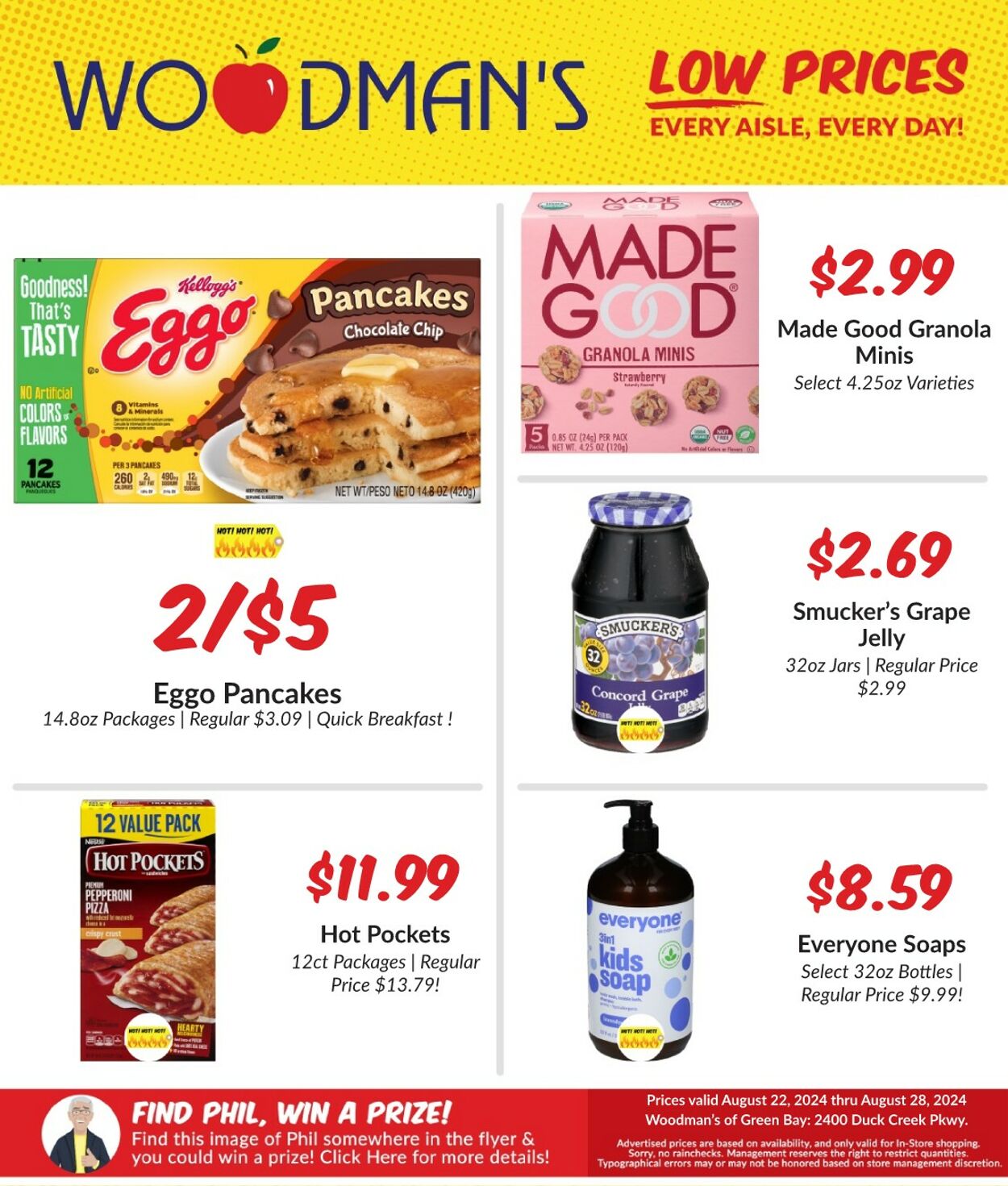 Weekly ad Woodman's Market 08/22/2024 - 08/28/2024