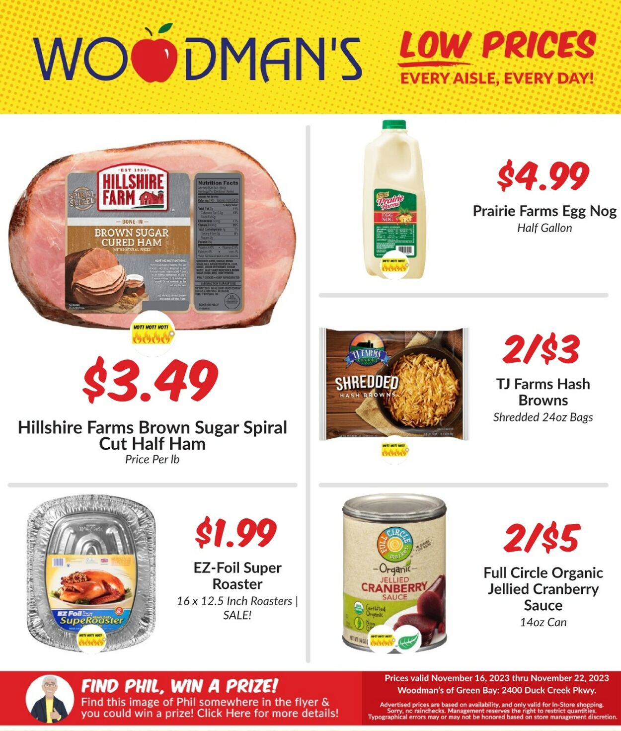 Weekly ad Woodman's Market 11/16/2023 - 11/22/2023